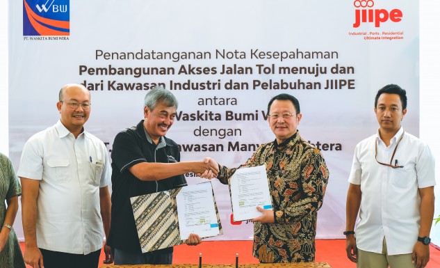 Signing of the JIIPE MOU with Waskita Bumi Wira