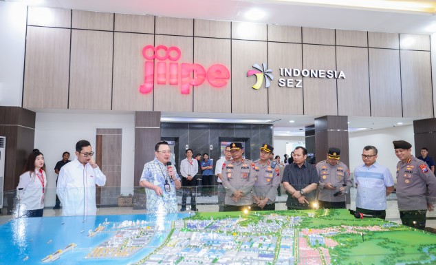 East Java Police Chief Visits JIIPE Special Economic Zone to Review New Police Headquarters