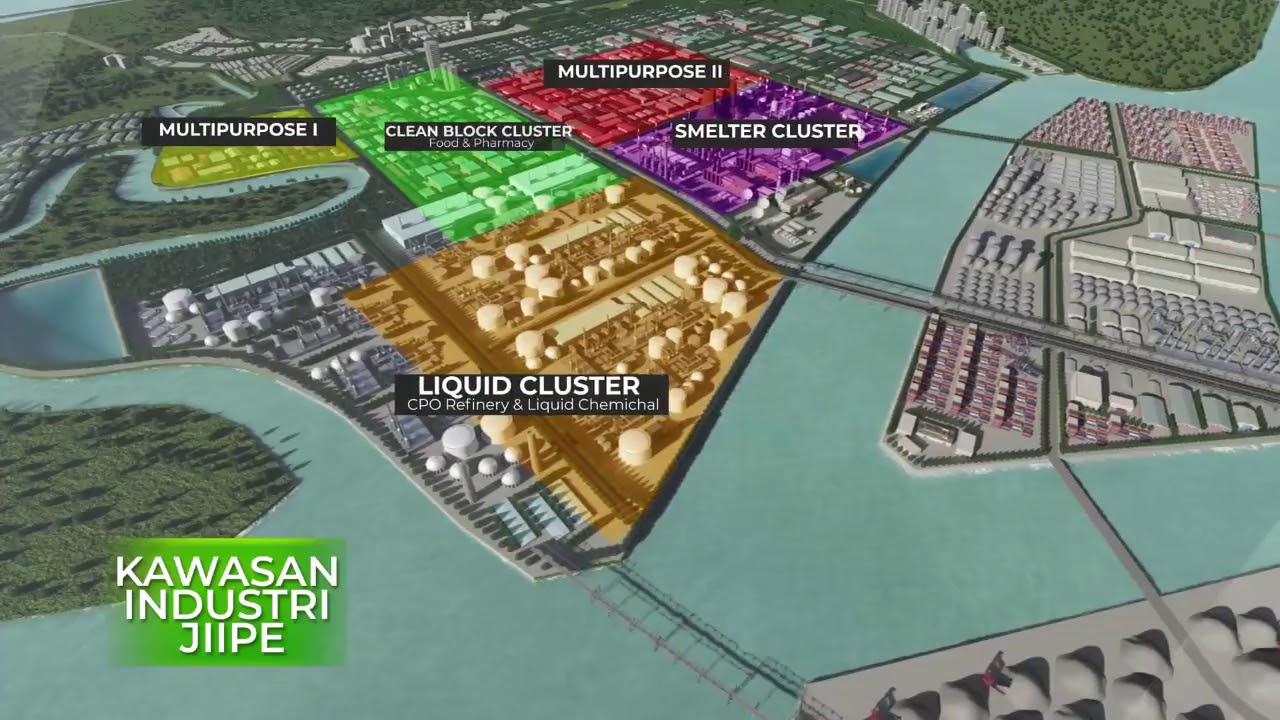 東爪哇省工業園區JIIPE經過國際貿易區，成為爪哇島貿易的主要門戶