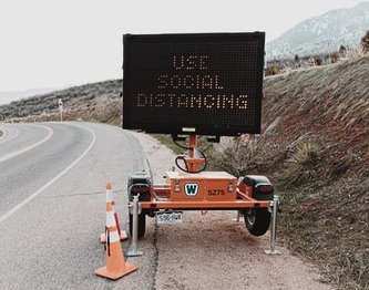 在工业区防止病毒的传播